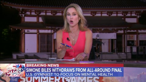 Simone Biles withdraws from individual all-around competition