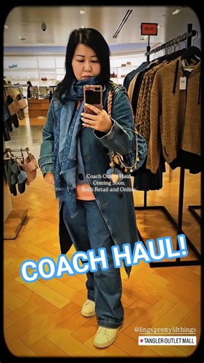 COACH OUTLET HAUL..COMING SOON. BOTH RETAIL OUTLET & ONLINE. MASSIVE HAUL. STAY TUNED!! 💙🌸🛒🛍️