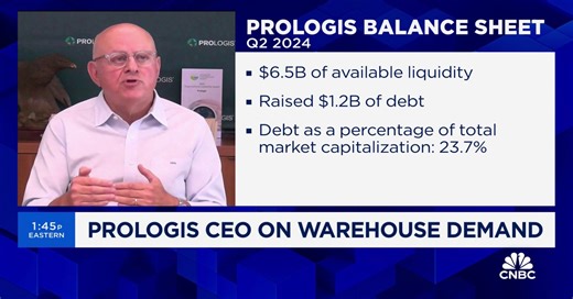 Data centers will be driver business for Prologis, says CEO Hamid Moghadam