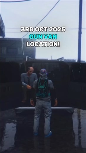 3RD OCTOBER 2025 GUN VAN LOCATION IN GTA 5 #shorts #gta #gta5 #gtaonline #gtav #rockstargames #game