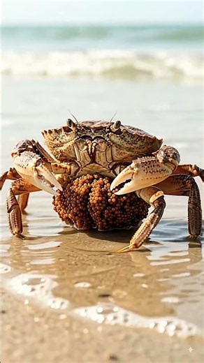 The Amazing Crab Life Cycle! | CuriousUSA #crab #CrabLifeCycle #babycrab #shorts #wildlife