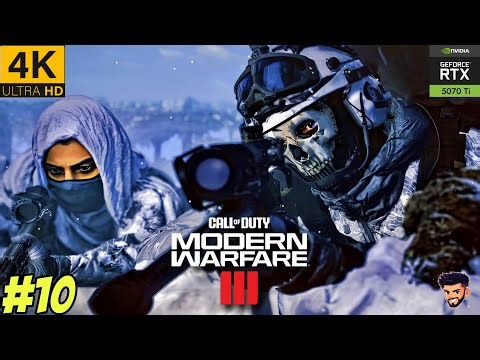 Call of Duty MWIII Mission 11: FROZEN TUNDRA (4K 60FPS) Realistic Graphics Ultra HD