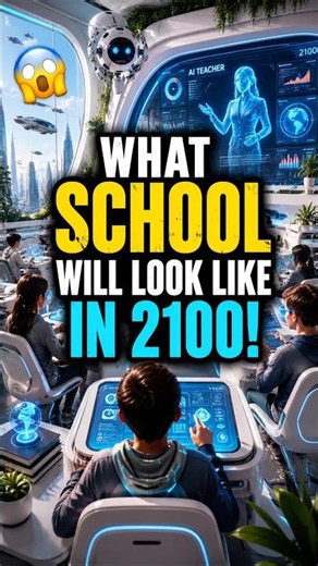 What School Will Look Like in 2100 🤯 | The Future of Education Revealed!