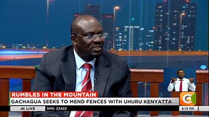 Prof Peter Kagwanja, Political Analyst: The purpose for which he (Gachagua) was appointed is over, we needed to knock off Uhuru Kenyatta, he was the man to do the job, he knocked him down #JKLive Jeff Koinange | Citizen TV Kenya