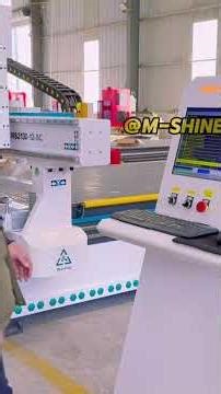 Automatic feeding multi-functional CNC nesting machine for saw blades, integrated CNC router