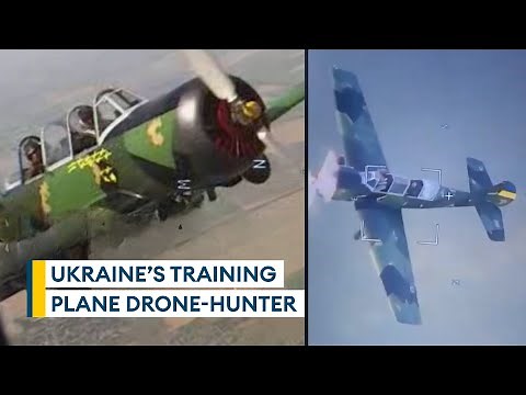 Ukraine turns Yak-52 two-seat trainer into Russian drone hunter-killer