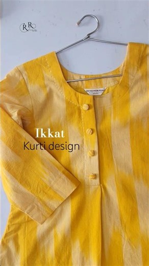 🤩 Half side Button Placket Neck Design