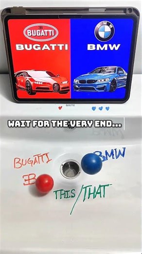 Bugatti vs BMW 😎 - The Ultimate Car Race 🔥🏁 #automobile #bmw #bugatti