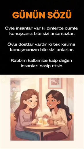 Gerçek Dost Tek Kelimeden Anlar | Kalbe Dokunan Anlamlı Sözler ❤️
