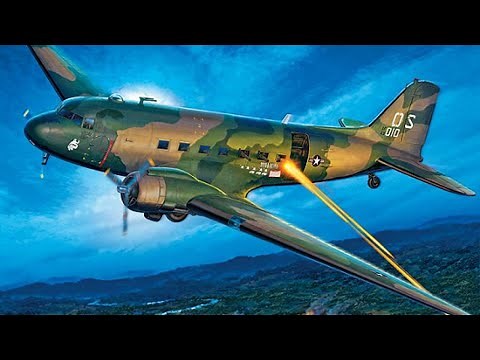 AC-47 Spooky Gunship Tour (Modified Douglas DC3 C47) at EAA Oshkosh Airventure