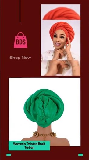 Women’s Twisted Braid Turban