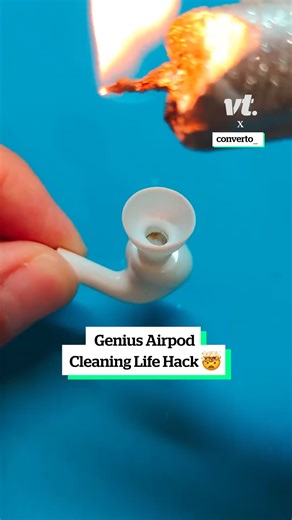 You can clean air pods with hot wax?! 🤩 | VT