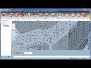 【SimLab基本操作シリーズ】サーフェスメッシュボディの形状修正／ボルト穴の作成