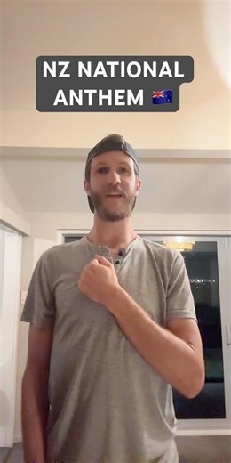 Singing Kiwi covers NZ National Anthem pakeha version