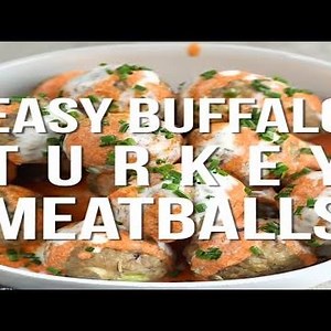 Buffalo Turkey Meatballs