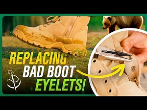 How to Repair Boot Eyelets Fast With a Hand Press | Step-by-Step Guide