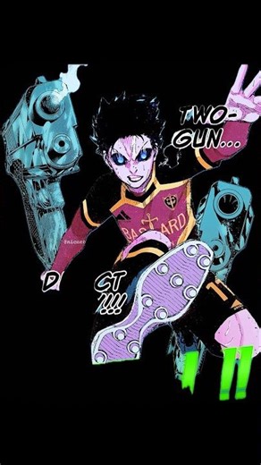 【BLUELOCK】Isagi Two Gun Volley Tutorial！#bluelock #footballshorts #skills