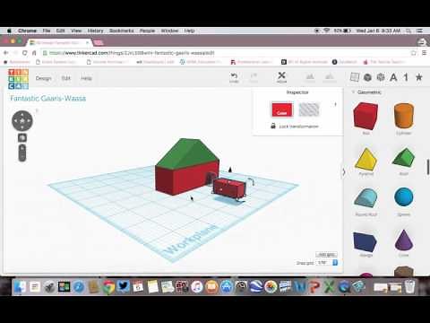Adding a Window in Tinkercad