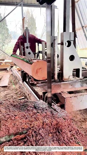 Máquina desgarra tronco: El secreto de tablas perfectas en segundos