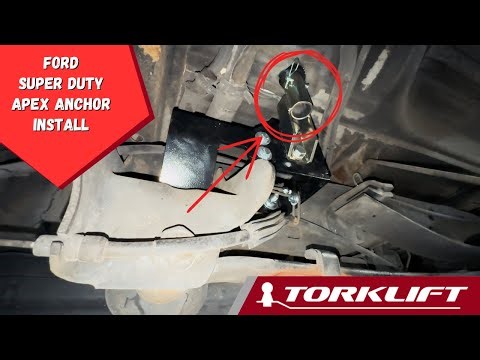 How to Install Torklift Apex Anchor Truck Camper Tie Down F5006 for 2011-2016 Ford F350/F350