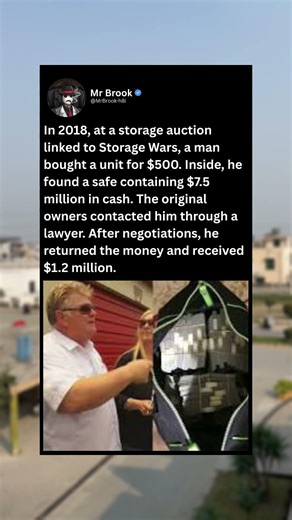 In 2018, at a storage auction linked to Storage Wars