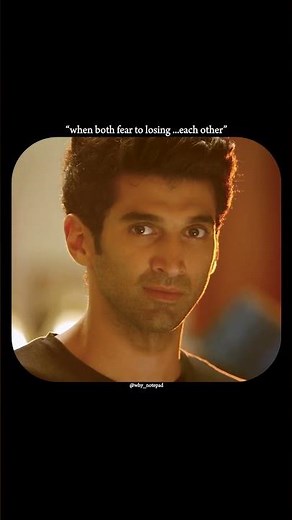 "when both fear to losing...each other" #okJaanu #losing #adityaroykapoor #shahidkapoor