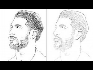 Cómo dibujar, comment dessiner à Sergio Ramos PSG.