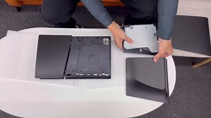 5 in 1 Black Plates for PS5 Slim Disc and Digital Edition, PlayStation 5 Slim Cover Accessories Faceplate, Custom Side Face Panel Shell Replacement for Both PS5 Slim Disc and Digital - Matte Black