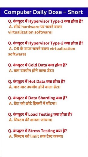 Computer GK Important Questions ssc, Railway, Police Exams
