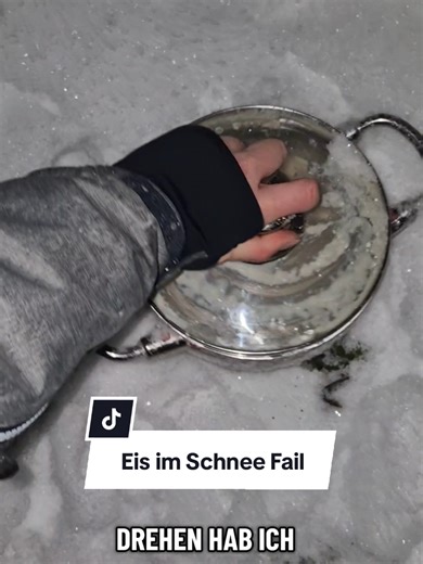 Eis im Schnee Fail – Was hab ich falsch gemacht?