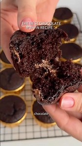This Might Be the Best Chocolate Muffin Recipe #cakedecorating