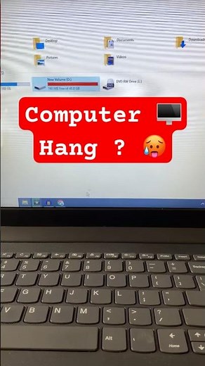 Computer Hang 🥵 - Solved #laptoprepair #computertips