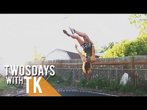 Girls On Trampolines!!