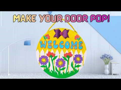 This DIY Welcome Sign Will Impress Your Guests! Elegant DIY Welcome Sign Decor