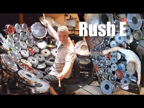 Rush E on Drums! (better, faster, stronger with practice)