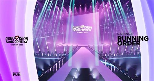 Eurovision 2026: Semi-Final running order revealed! - Eurovision News | Music | Fun