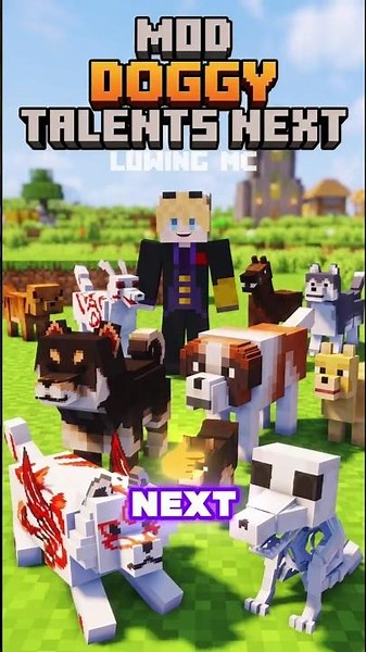 Minecraft Dogs Just Got A HUGE Upgrade! 🐶🔥 | Doggy Talents Next