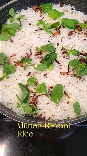 How to Make Biryani Rice_Fluffy Aromatic Biryani Rice #MuttonBiryani #DumBiryani #biryanirice