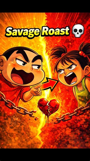 Shinchan Savage Roast 😂 #anime