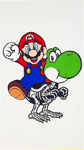 ☠️ Horror Version of Mario & Yoshi #supermariogalaxy #supermario