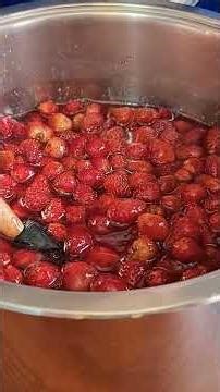 The best way to make homemade strawberry jam: For every kilogram of strawberries, use 750 grams o...