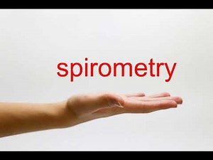 How to Pronounce spirometry - American English