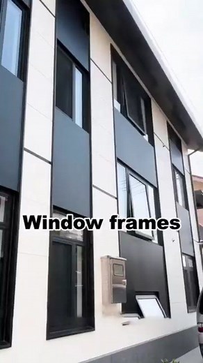 Aluminum alloy window frames for exterior wall cladding.#windows #casementwindows #slidingwindows #aluminiumwindows #glasswindows #aluminum #factory #tottme #chinawindoors | Chinawindoors