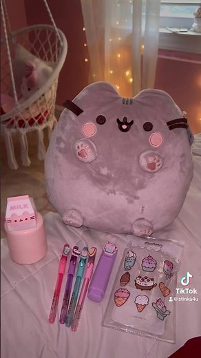 mini claire's haul 🐾💗#claires #pusheen #pusheenthecat #kawaii #haul #asmr @ClairesStores