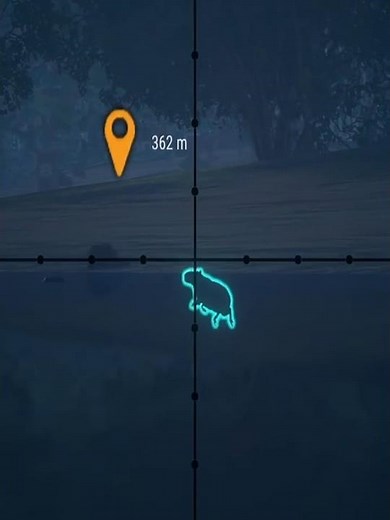 INSANE 300m Capybara BRAIN SHOT! Call of the wild EARLY ACCESS #shorts