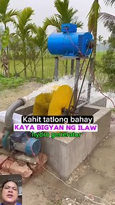 1.3M views · 10K reactions | Kahit tatlong bahay kayang bigyan ng ilaw ,mini hydro generator. #generator #hydrogenerator #kapanewstv this videoclips follows fairuse a legal doctrine in vlogging for copyright issue fortheclienonly@gmail.com credit: diy factory | Kapa News Tv | Facebook