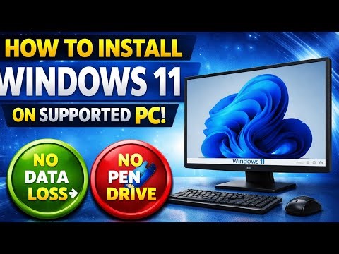 Install/Update Windows 11 from Windows 10 on your supported pc