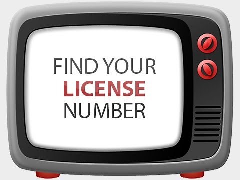 Finding your license