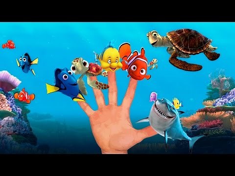 Finding Nemo Finger Family Nursery Rhyme Song.