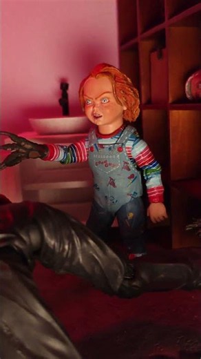 Chucky vs Freddy Krueger Diorama Battle #horror #neca #scary